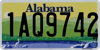 AL license plate 1AQ9742