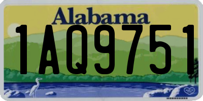 AL license plate 1AQ9751