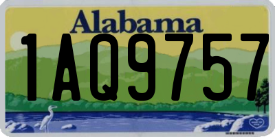 AL license plate 1AQ9757