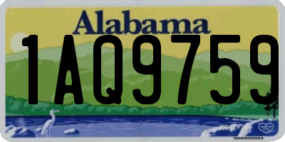 AL license plate 1AQ9759