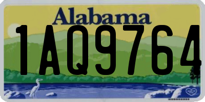 AL license plate 1AQ9764