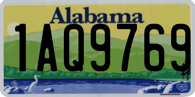 AL license plate 1AQ9769