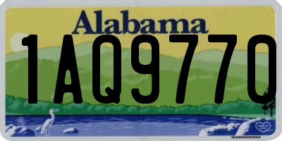 AL license plate 1AQ9770
