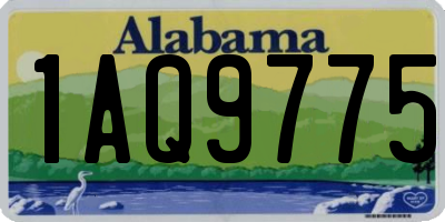 AL license plate 1AQ9775