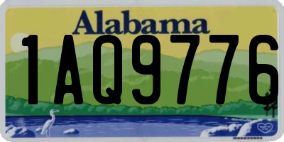 AL license plate 1AQ9776