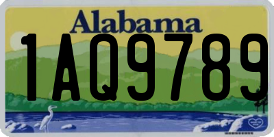 AL license plate 1AQ9789