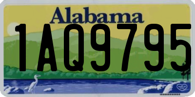 AL license plate 1AQ9795