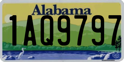 AL license plate 1AQ9797