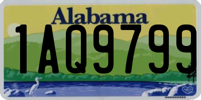 AL license plate 1AQ9799