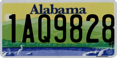 AL license plate 1AQ9828