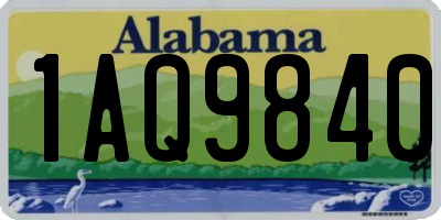 AL license plate 1AQ9840