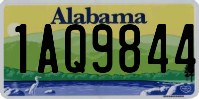 AL license plate 1AQ9844