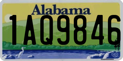 AL license plate 1AQ9846