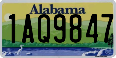 AL license plate 1AQ9847