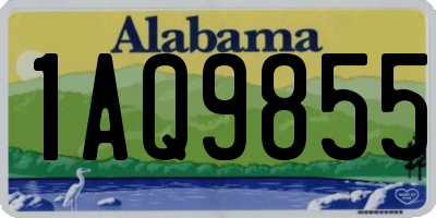 AL license plate 1AQ9855
