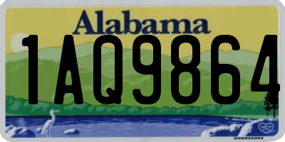 AL license plate 1AQ9864