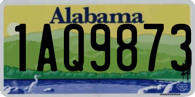 AL license plate 1AQ9873