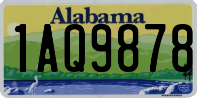 AL license plate 1AQ9878