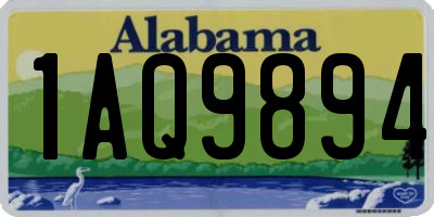 AL license plate 1AQ9894