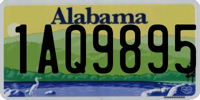 AL license plate 1AQ9895