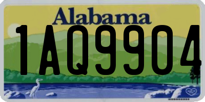 AL license plate 1AQ9904