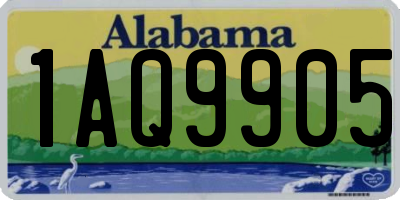 AL license plate 1AQ9905
