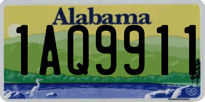 AL license plate 1AQ9911