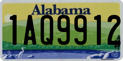 AL license plate 1AQ9912
