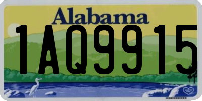 AL license plate 1AQ9915