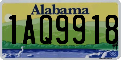 AL license plate 1AQ9918