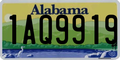 AL license plate 1AQ9919