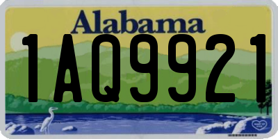 AL license plate 1AQ9921