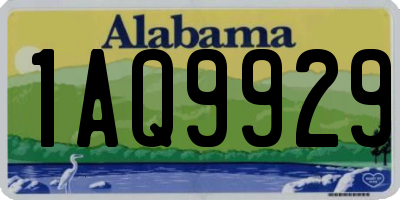AL license plate 1AQ9929