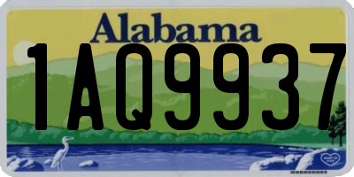 AL license plate 1AQ9937