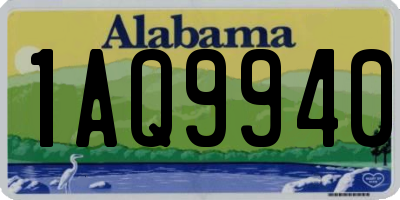AL license plate 1AQ9940