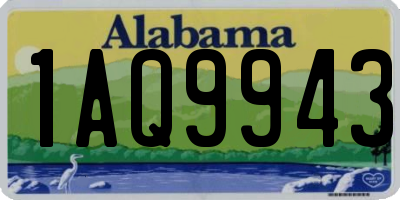 AL license plate 1AQ9943