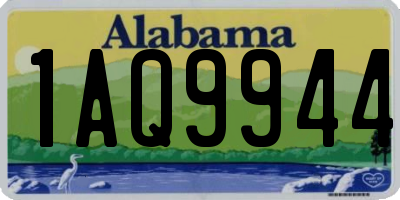 AL license plate 1AQ9944