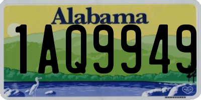 AL license plate 1AQ9949
