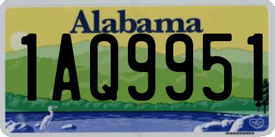 AL license plate 1AQ9951