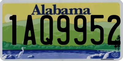 AL license plate 1AQ9952