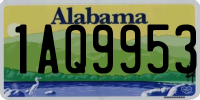 AL license plate 1AQ9953