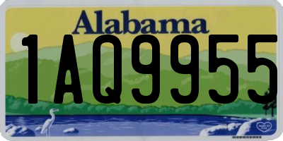 AL license plate 1AQ9955