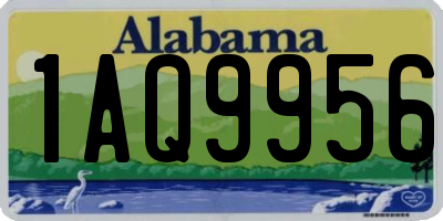 AL license plate 1AQ9956