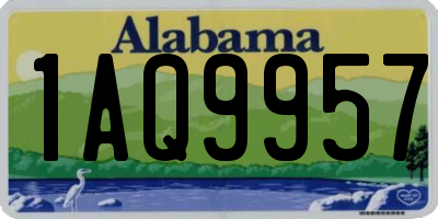 AL license plate 1AQ9957