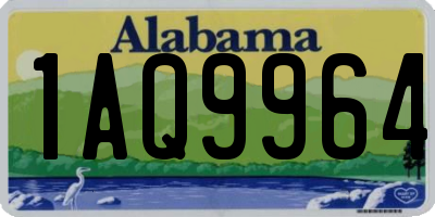 AL license plate 1AQ9964