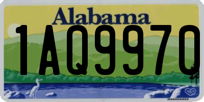 AL license plate 1AQ9970
