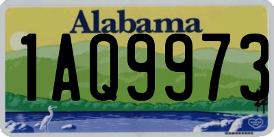 AL license plate 1AQ9973