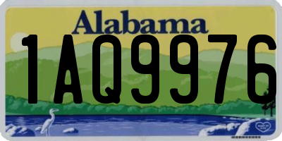 AL license plate 1AQ9976