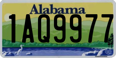 AL license plate 1AQ9977