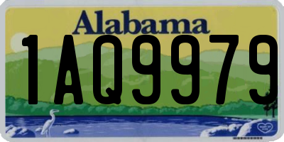 AL license plate 1AQ9979